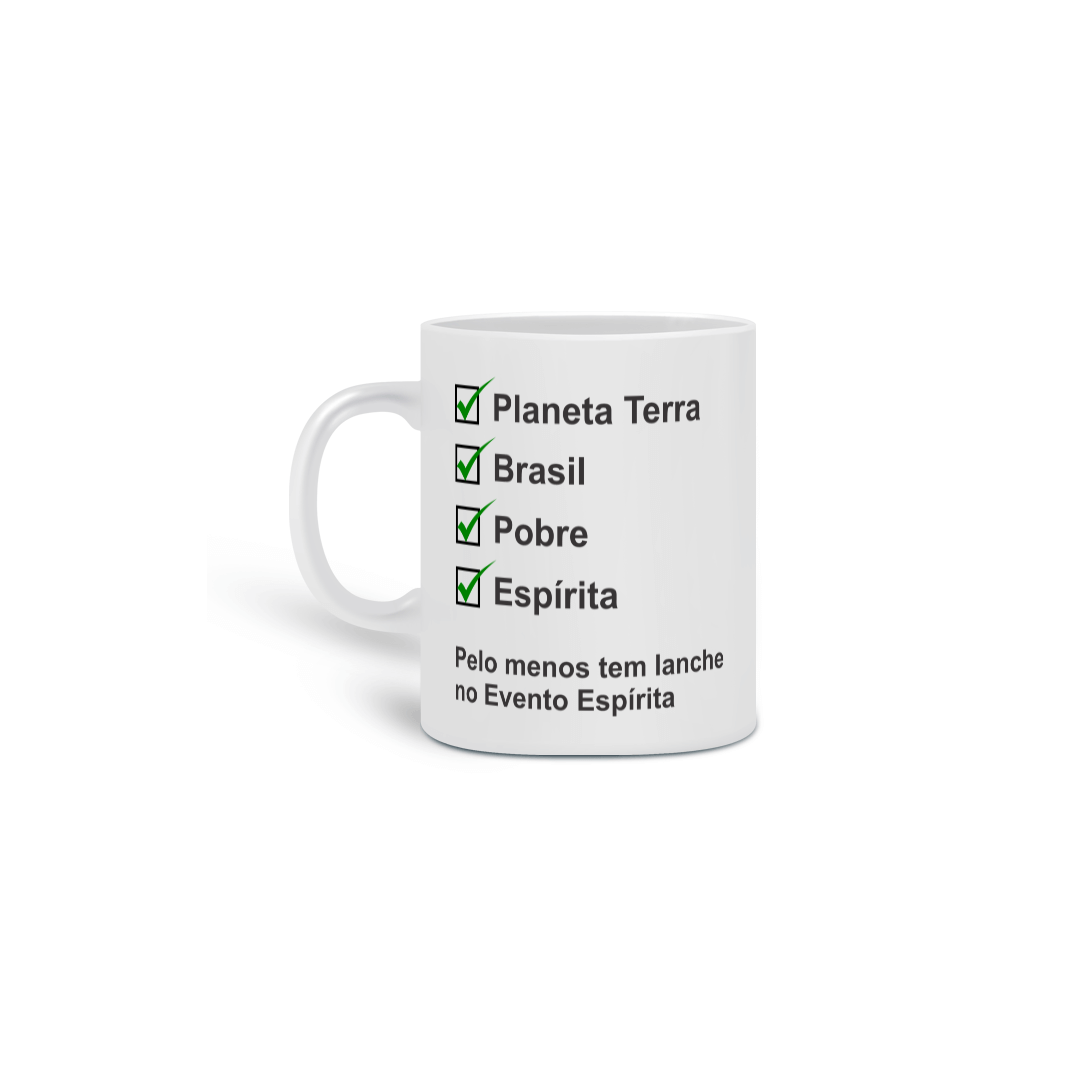 Nome do produto: Caneca Espírita Check List