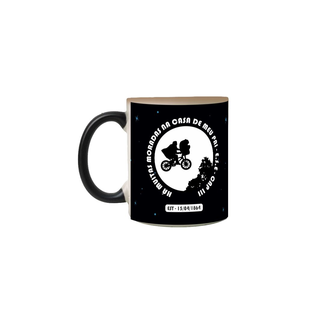 Nome do produto: Caneca Mágica Há Muitas Moradas