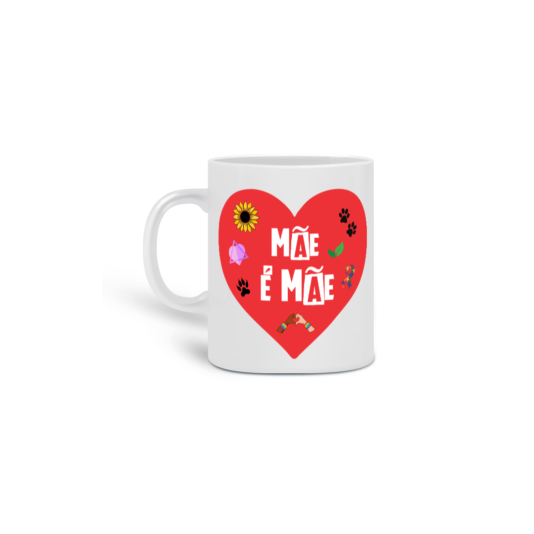 Nome do produto: Caneca Espírita Mãe é Mãe