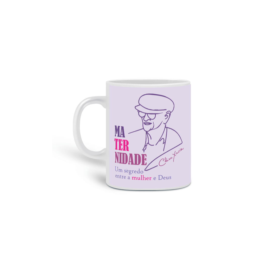 Nome do produto: Caneca Espírita Maternidade Chico