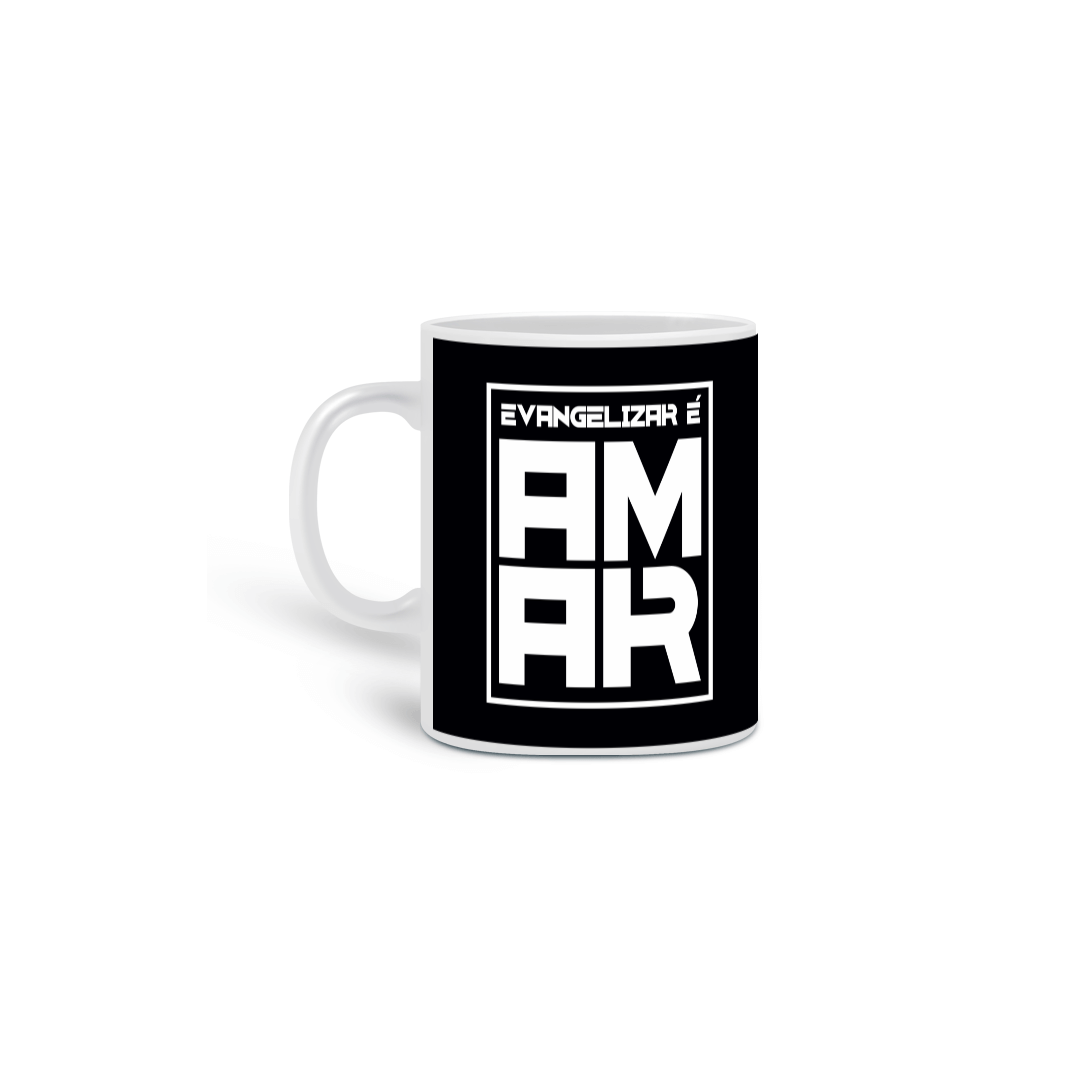 Caneca Espírita Evangelizar é Amar 4