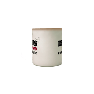 Nome do produto Caneca Mágica Deus Cristo e Caridade