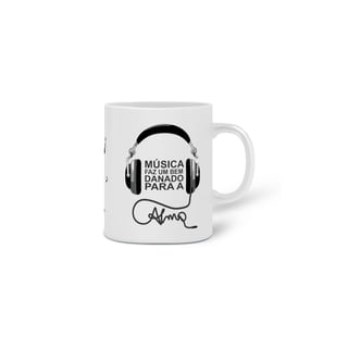 Nome do produto Caneca Espírita Música faz Bem pra Alma