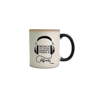 Nome do produto Caneca Mágica Música faz Bem pra Alma
