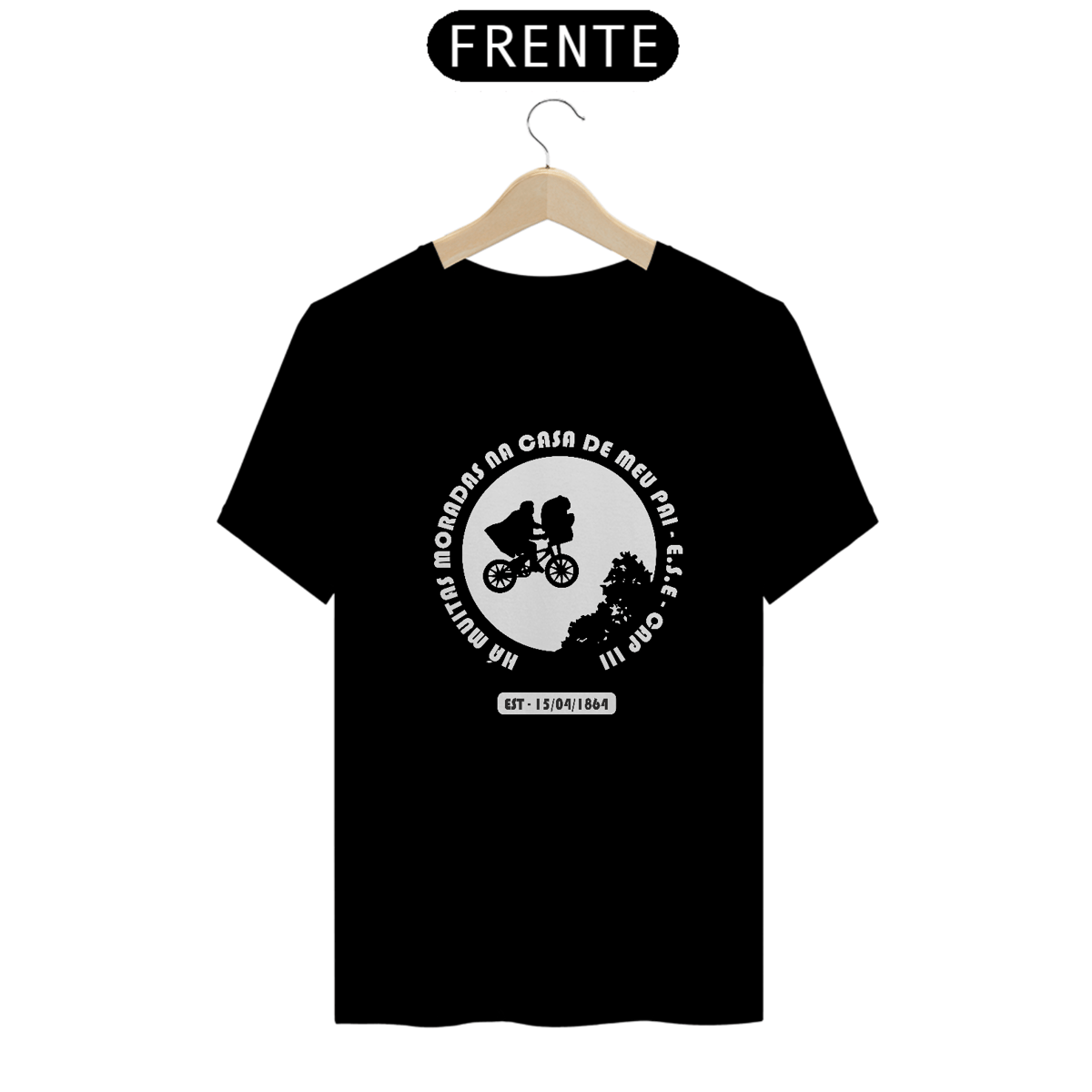 Nome do produto: Camiseta ET Há muitas Moradas