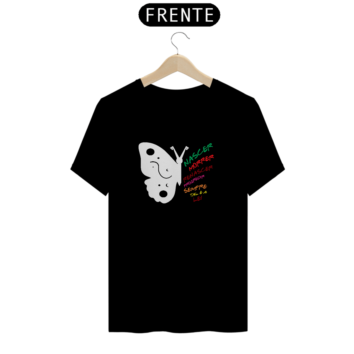 Nome do produto: Camiseta Espírita Tal é a Lei