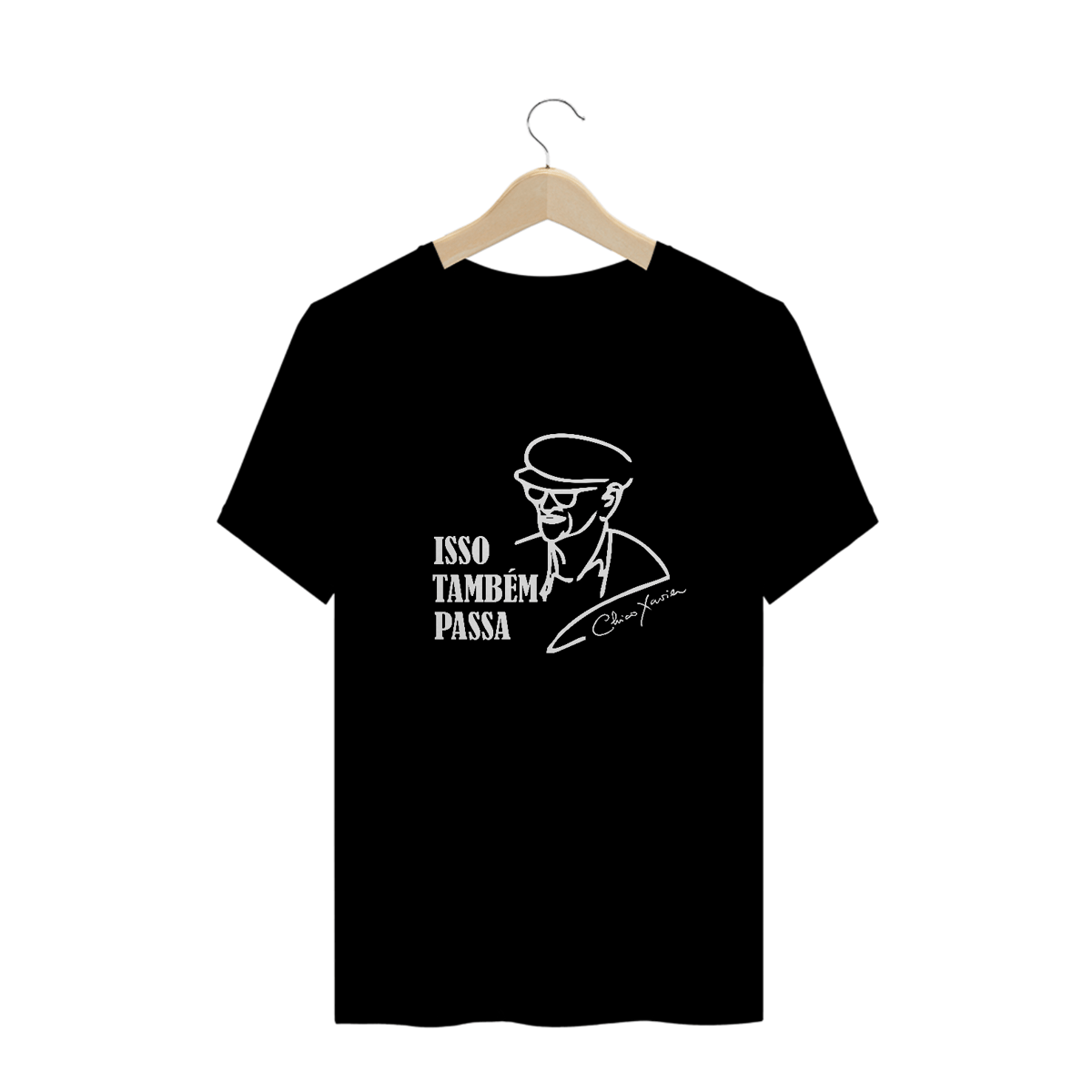 Nome do produto: Camiseta Espírita Plus Size Isso Também Passa