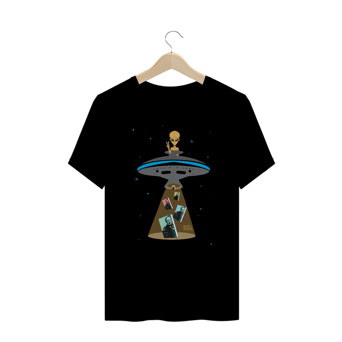 Nome do produto: Camiseta Espírita Plus Size Abdução