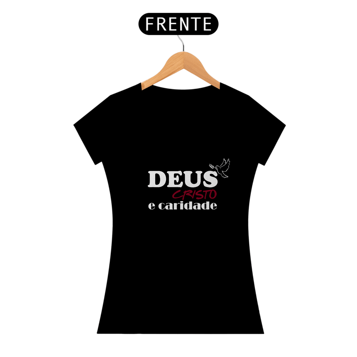 Nome do produto: Baby Long Deus Cristo e Caridade