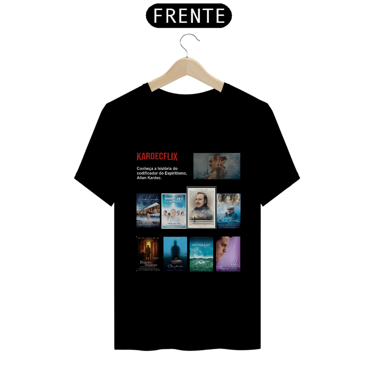 Nome do produto: Camiseta Espirita Kardecflix