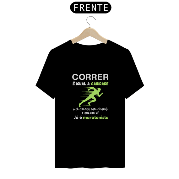 Camiseta Espírita Corrida