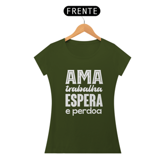 Nome do produto Baby Long Ama Trabalha Espera e Perdoa