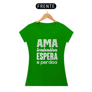Nome do produto Baby Long Ama Trabalha Espera e Perdoa