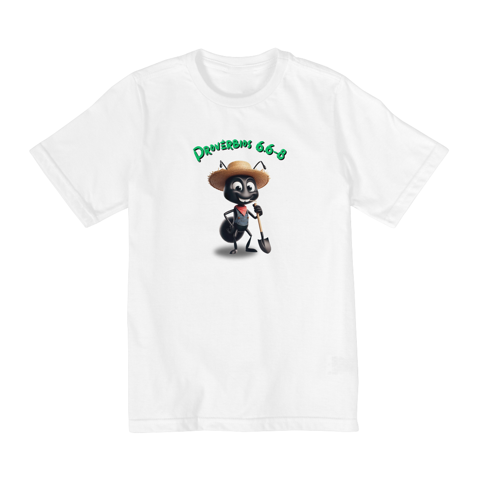 T-SHIRT INFANTIL (2 A 8) - PROVÉRBIOS 6.6-8