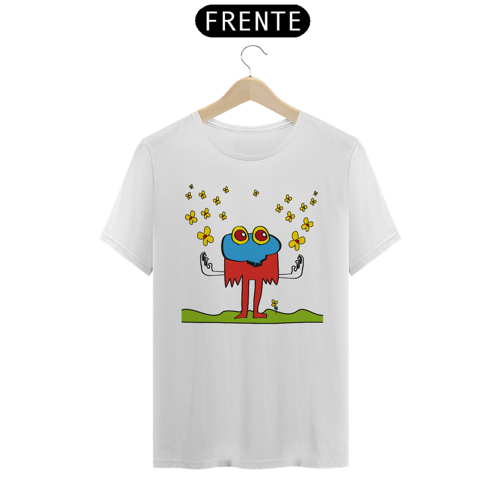 Camiseta pop style puppet flowers