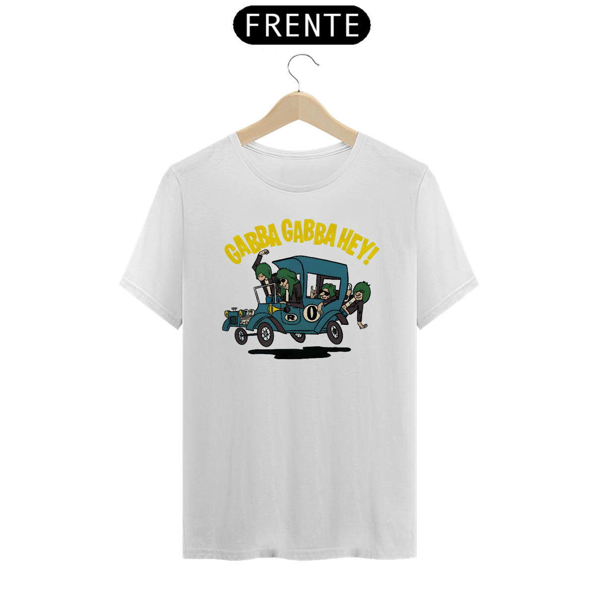 Nome do produto: Camiseta Gabba Gabba Hey