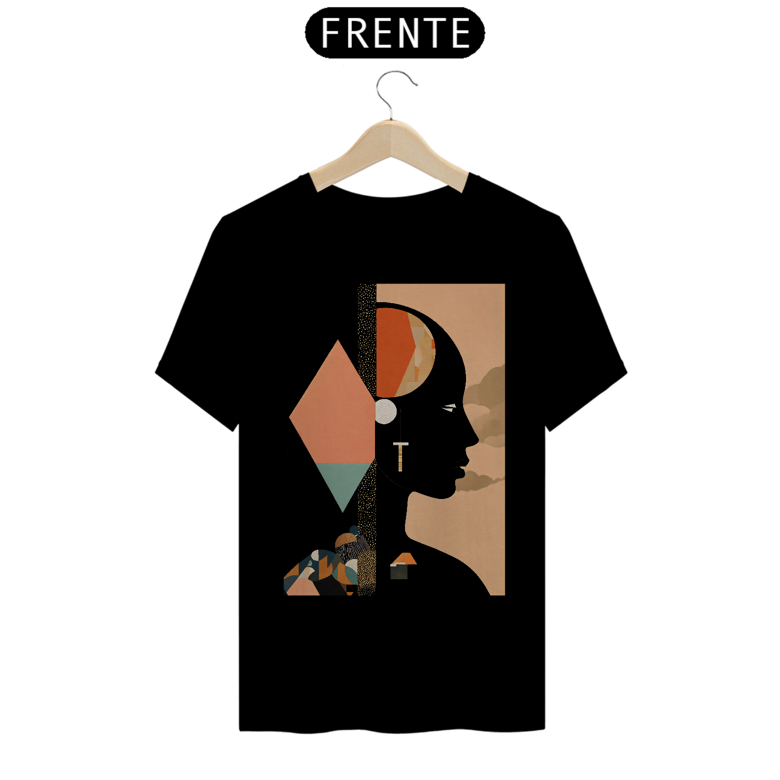 Camiseta art style profile