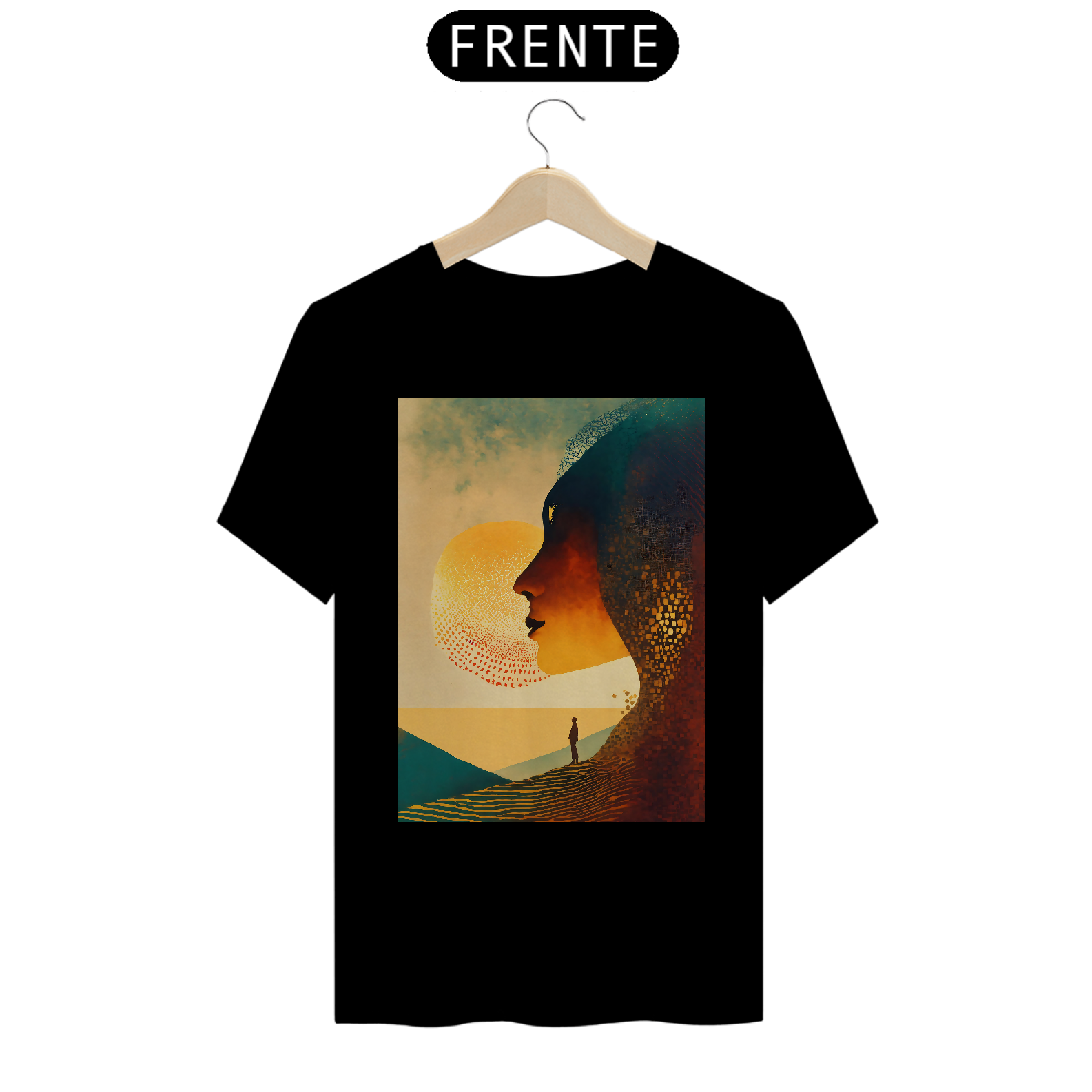 Camiseta art style two hearts