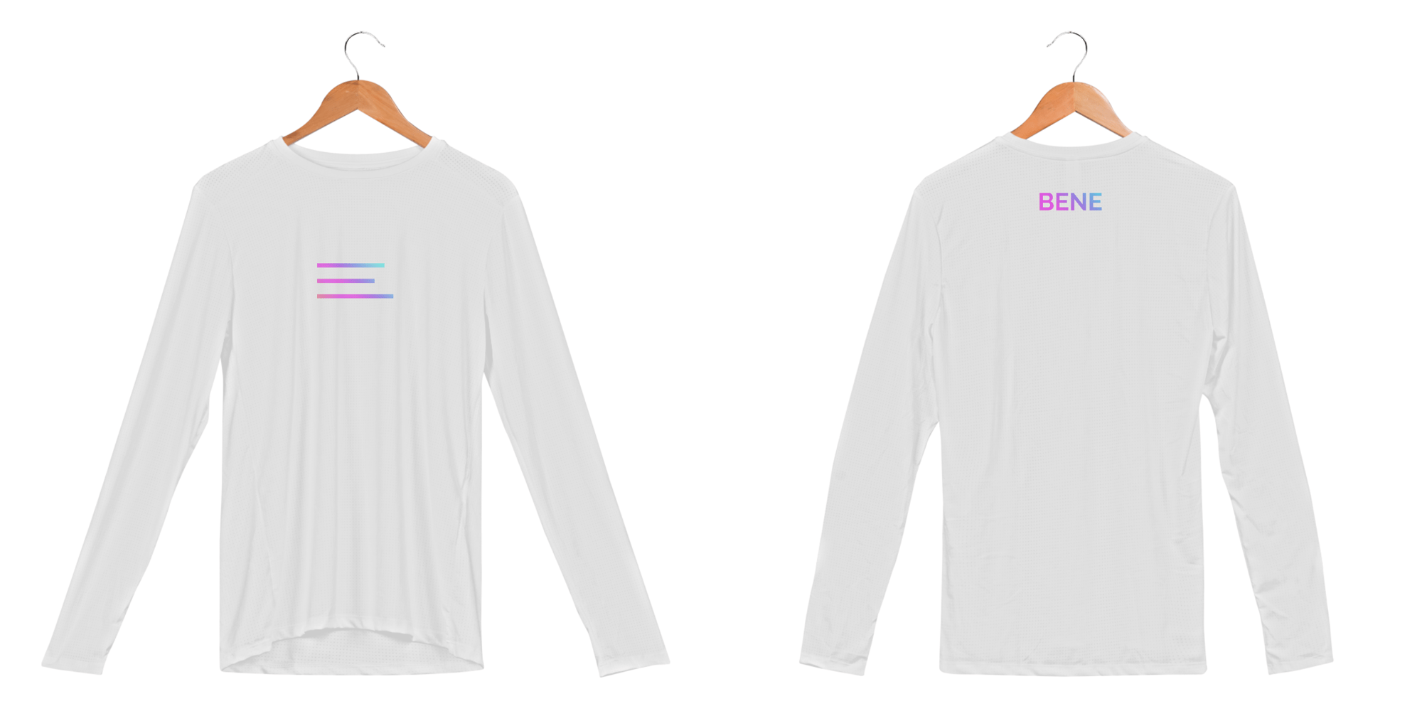 CAMISA DRY FIT SPORT MANGA LONGA - CLASSIC ☰ VAPORWAVE GRADIENT