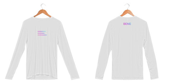 CAMISA DRY FIT SPORT MANGA LONGA - CLASSIC ☰ VAPORWAVE GRADIENT