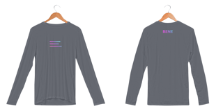 Nome do produto CAMISA DRY FIT SPORT MANGA LONGA - CLASSIC ☰ VAPORWAVE GRADIENT