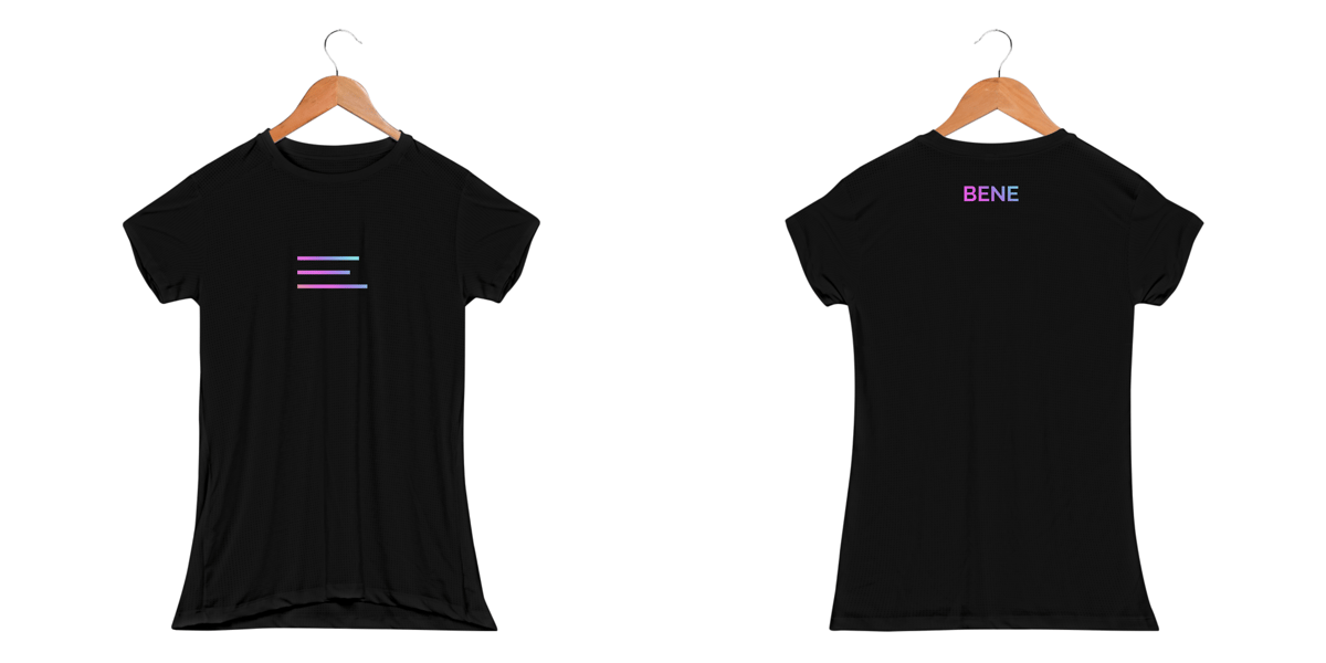 Nome do produto: CAMISA DRY FIT SPORT FEMININA - CLASSIC ☰ VAPORWAVE GRADIENT
