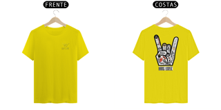 Nome do produto Camisetas Hang Loose Rock Frente  Costas