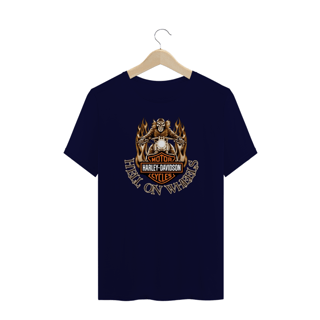 Nome do produto Camisetas Plus Size Harley Hell On Wheels
