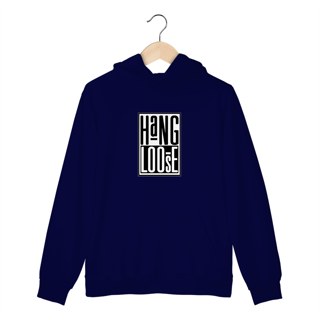 Nome do produto Moletom Canguru Hang Loose Preto Branco