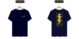 Nome do produto Camisetas Zoomp Raio Frente Costas