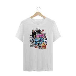 Nome do produto Camisetas Plus Size I Love The 80