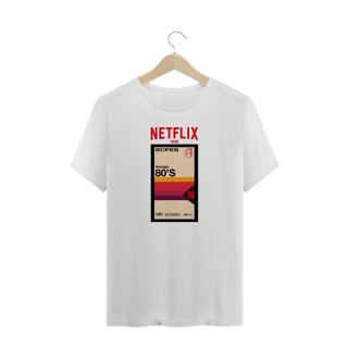Nome do produto Camisetas Plus Size Netflix VHS