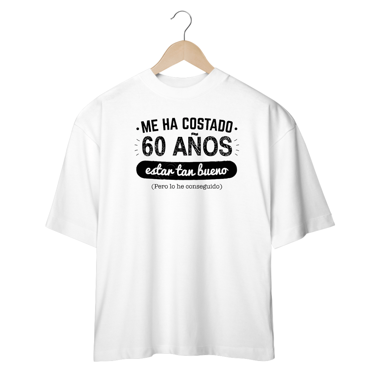 Nome do produto: Camisetas Oversized 60 Anos