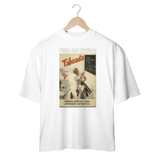 Nome do produto Camisetas Oversized Tabuada