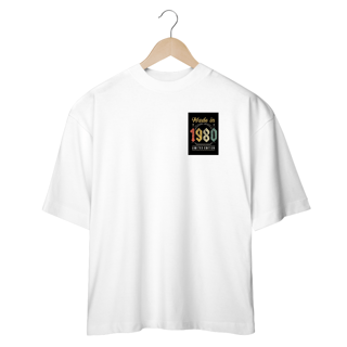 Nome do produto Camisetas Oversized Made In 1980