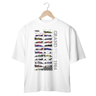 Nome do produto Camisetas Oversized Grand Prix 1984