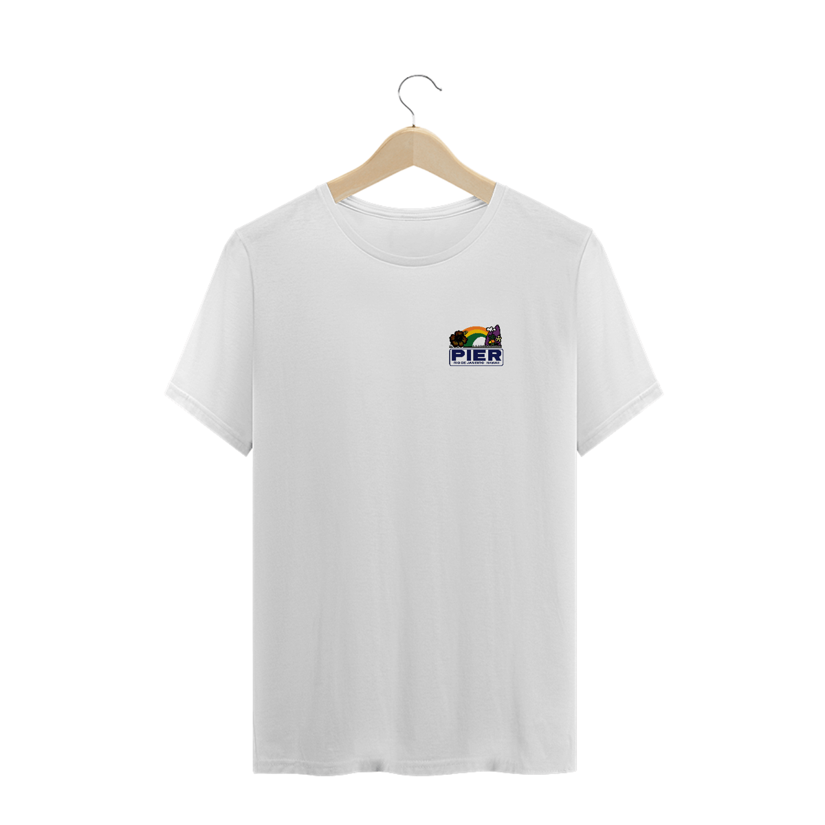 Nome do produto: Camisetas Plus Size Pier Minimalista