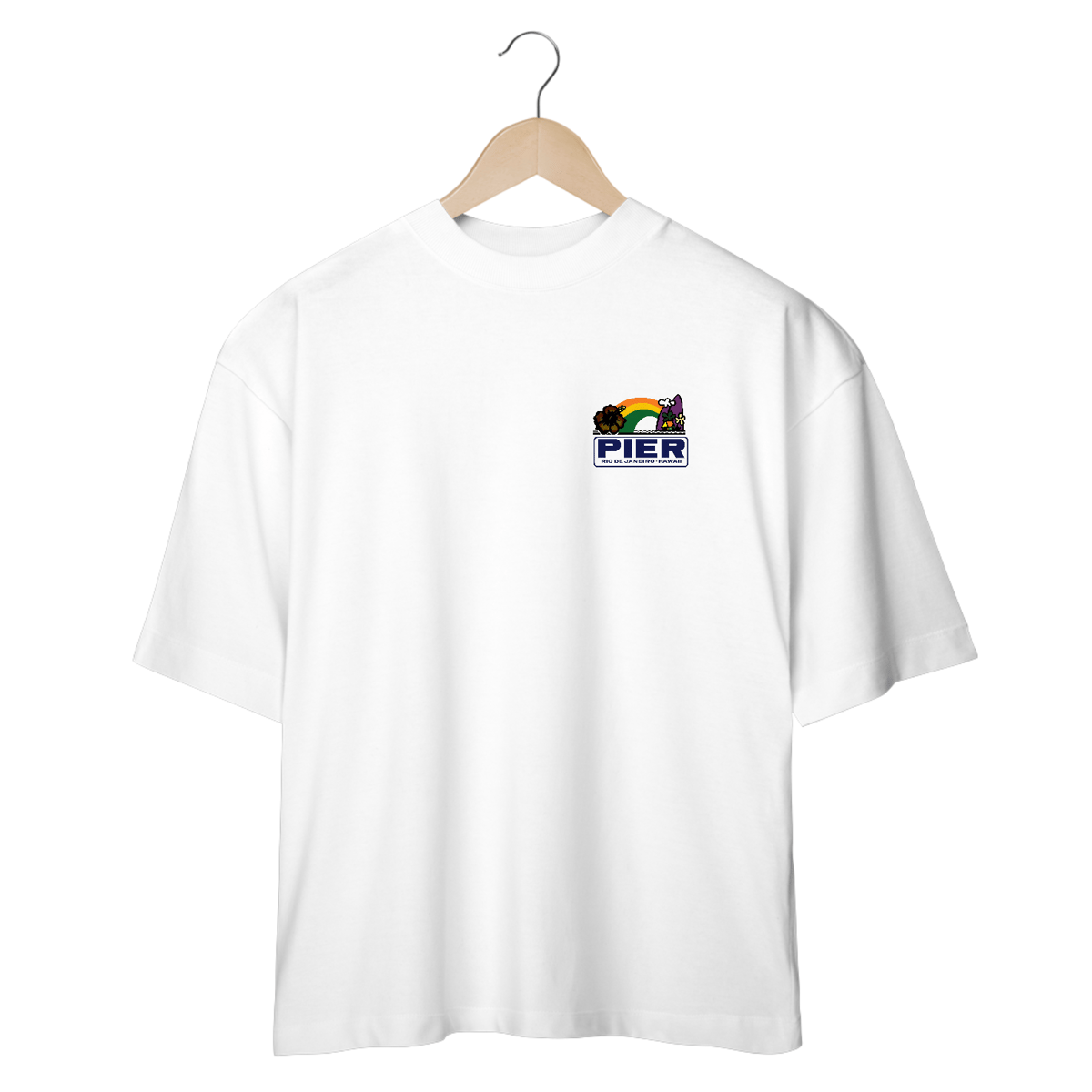 Nome do produto: Camisetas Oversized Pier Minimalista