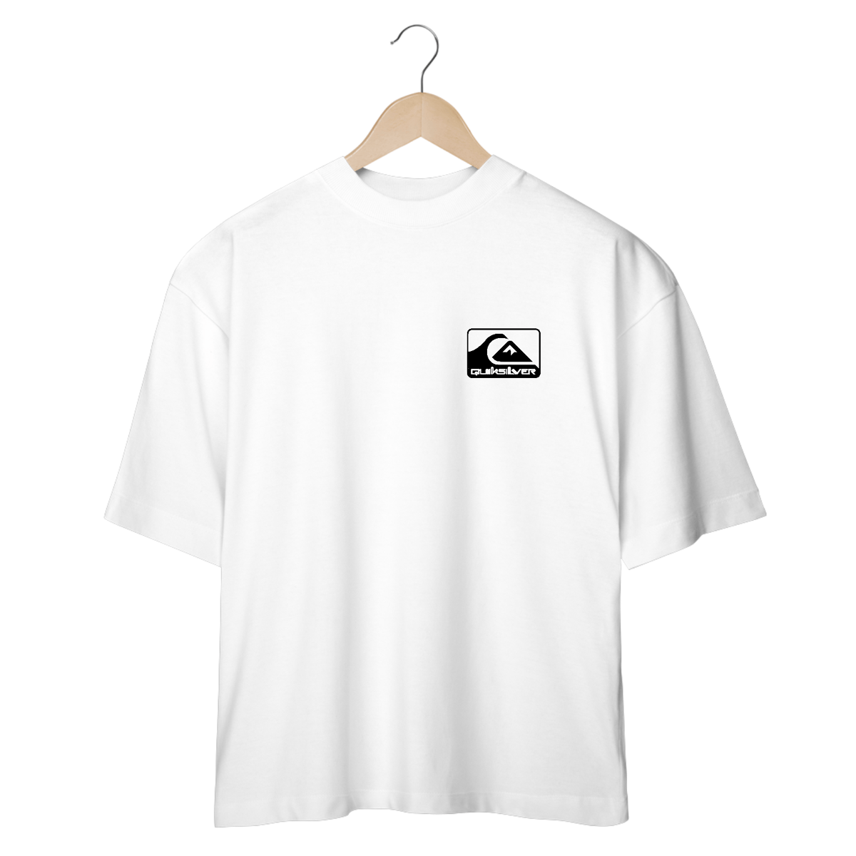 Nome do produto: Camisetas Oversized QuikSilver Minimalista