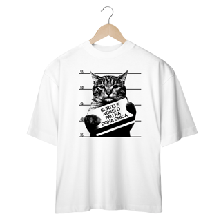 Nome do produto Camisetas Oversized Gato Surtei