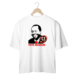 Nome do produto Camisetas Oversized Vote Mussum