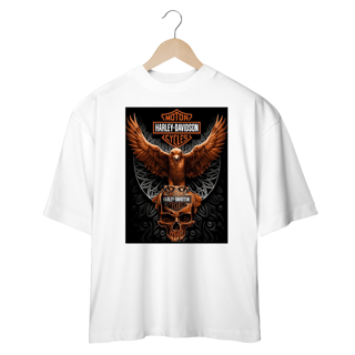 Nome do produto Camisetas Oversized Harley Águia Dourada