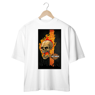 Nome do produto Camisetas Oversized Harley Fogo