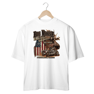 Nome do produto Camisetas Oversized Harley Big Moose