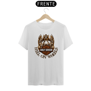 Nome do produto Camisetas Harley Hell On Wheels