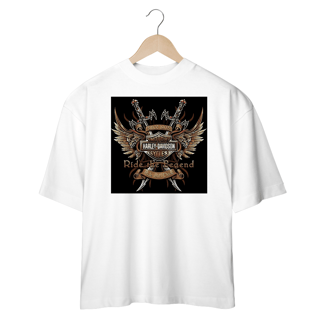 Nome do produto Camisetas Oversized Harley Ride The Legend