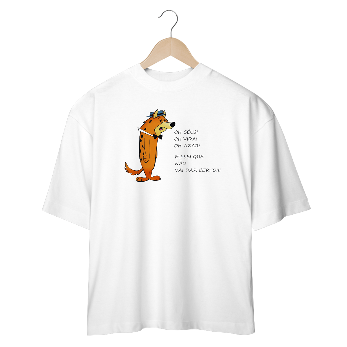 Nome do produto: Camisetas Oversized Não Vai Dar Certo