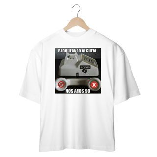 Nome do produto Camisetas Oversized Bloqueado