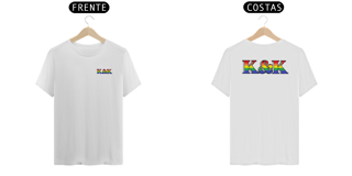 Nome do produto Camisetas k & K Frente e Costas