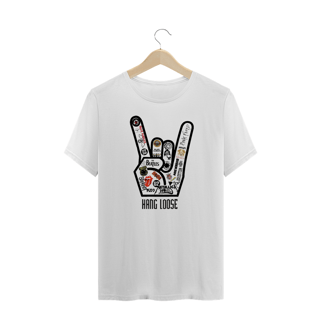 Nome do produto Camisetas Plus Size Hang Loose Rock